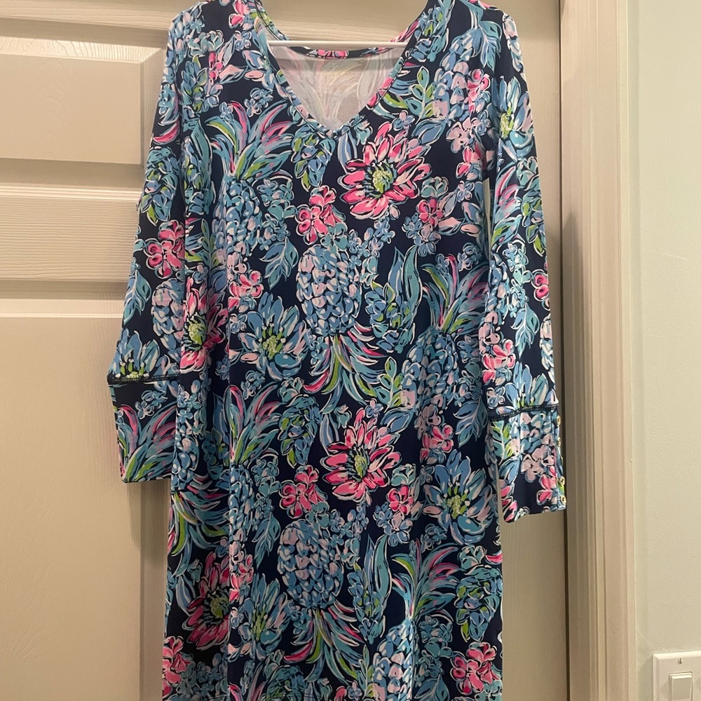 Lilly Pulitzer 2 necklines, pineapple paradise